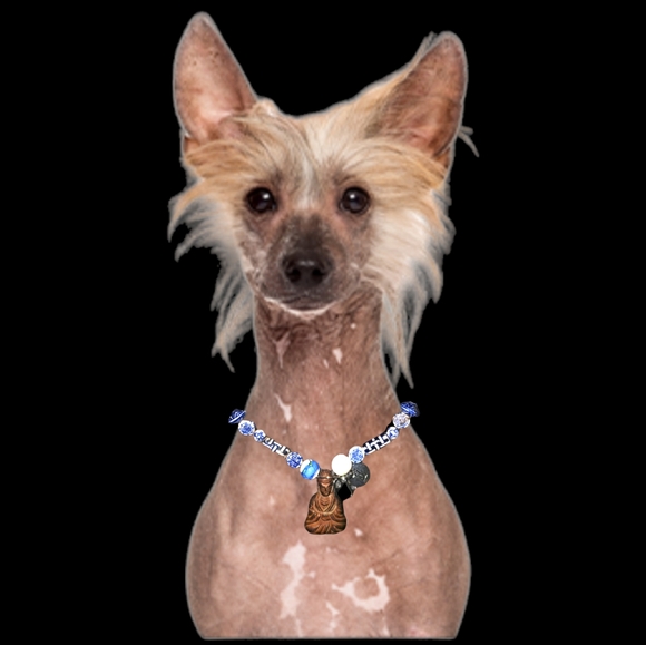 Buddha dog necklace